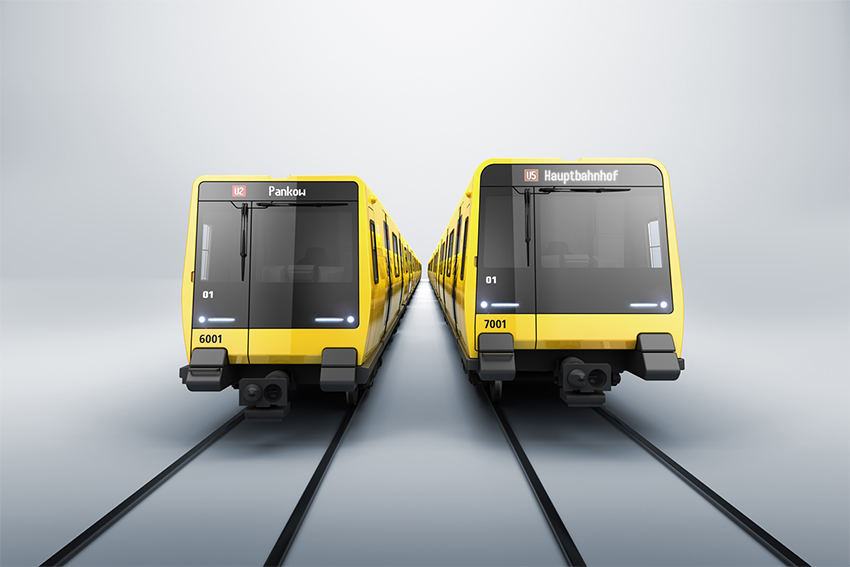 ABB wird Traktionsumrichter für die Installation in U-Bahn-Wagen in Berlin liefern. Bild Quelle: Stadler